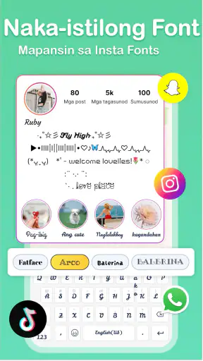 FotoAI Keyboard: Tema, Fonts screenshot