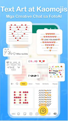 FotoAI Keyboard: Tema, Fonts screenshot
