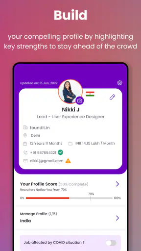 foundit (Monster) Job Search screenshot
