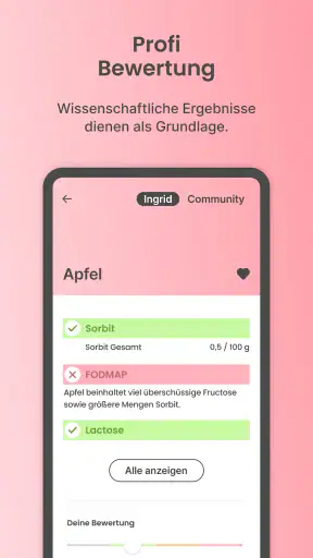 Frag Ingrid: Lebensmittelliste screenshot