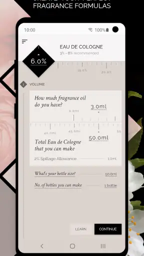 Fragrance Calculator by BC Fra screenshot