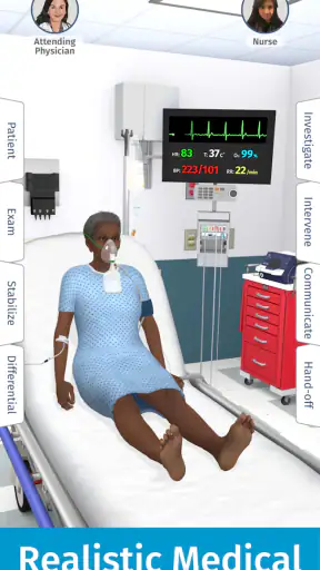Full Code Medical Simulation screenshot