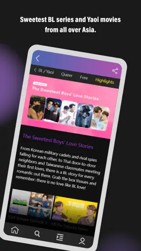 GagaOOLala: Gay, Les, BL Films screenshot