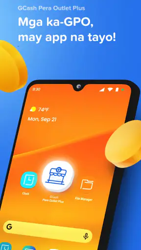 GCash Pera Outlet Plus screenshot