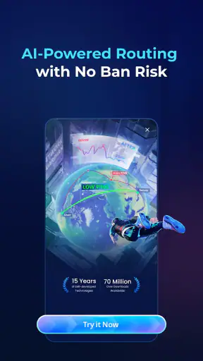 GearUP: Lower Lag Game Booster screenshot