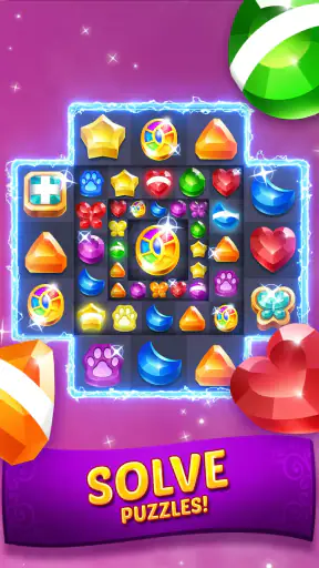 Genies & Gems - Match 3 Game screenshot