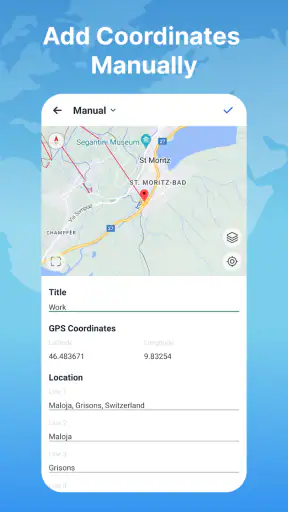 Geo-tagging Camera screenshot