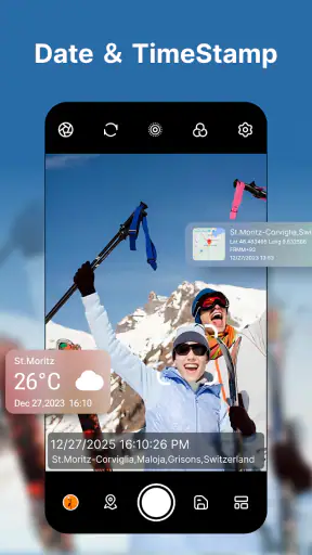 Geo-tagging Camera screenshot