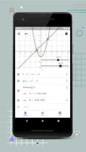 GeoGebra Graphing Calculator screenshot