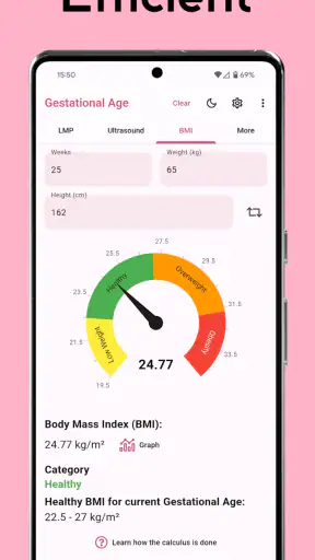 Gestational Age (baby's age) screenshot