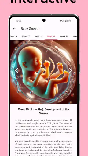 Gestational Age (baby's age) screenshot