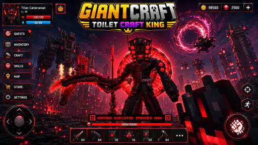 GIANTCRAFT: Toilet Craft King screenshot