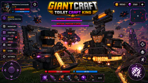 GIANTCRAFT: Toilet Craft King screenshot