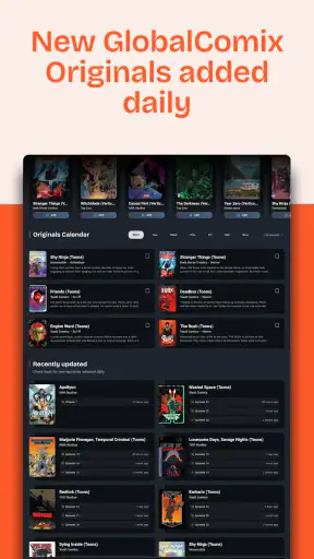 GlobalComix: The Comics App screenshot
