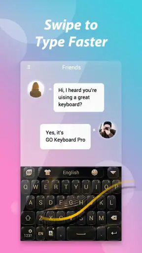 GO Keyboard Pro - Emoji, GIFs screenshot