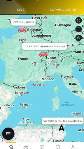Gold GPS screenshot