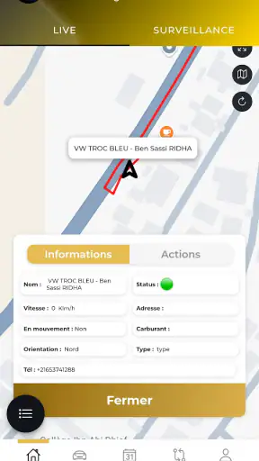 Gold GPS screenshot
