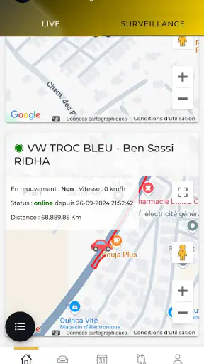 Gold GPS screenshot