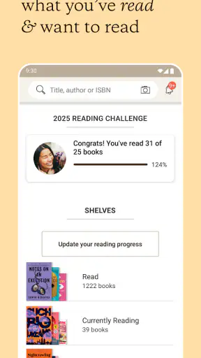 Goodreads: Book Tracker & More screenshot