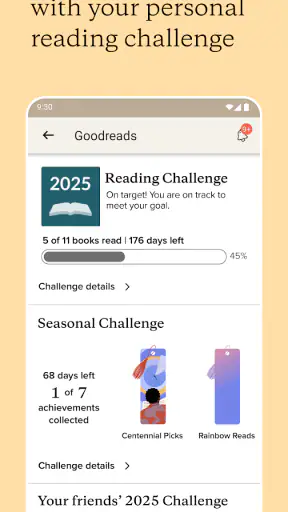 Goodreads: Book Tracker & More screenshot