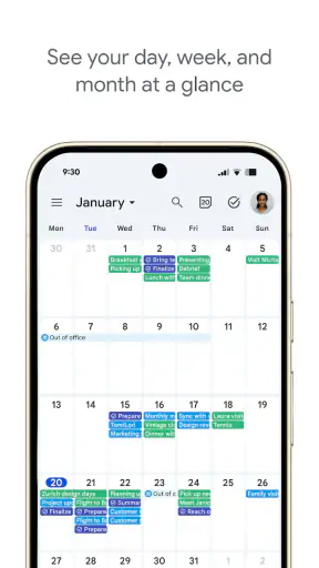 Google Calendar screenshot
