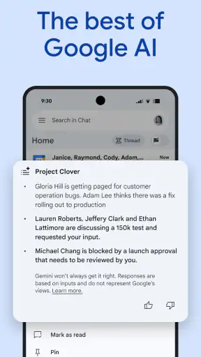Google Chat screenshot