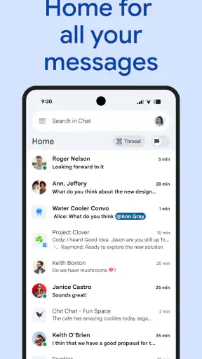 Google Chat screenshot