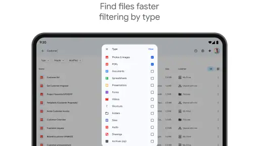 Google Drive screenshot