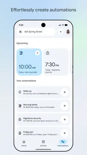Google Home screenshot