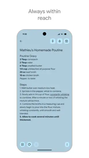 Google Keep - Tala at listahan screenshot