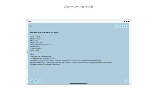 Google Keep - Tala at listahan screenshot