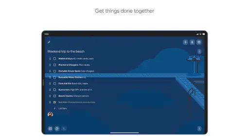 Google Keep - Tala at listahan screenshot