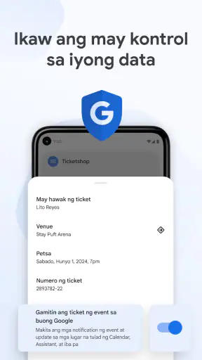 Google Wallet screenshot