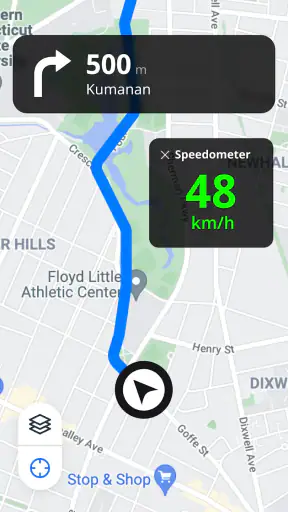 GPS bilis pagsubok at odometer screenshot