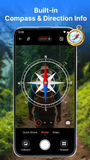GPS Camera: Map & Timestamp screenshot
