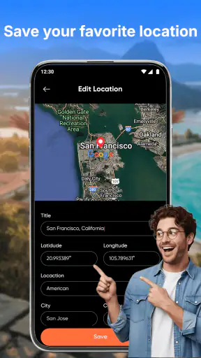 GPS Camera: Map & Timestamp screenshot