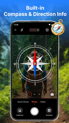 GPS Camera: Map & Timestamp screenshot