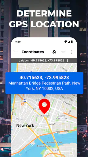 GPS Coordinates Locator Map screenshot