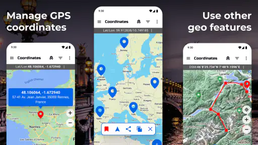 GPS Coordinates Locator Map screenshot