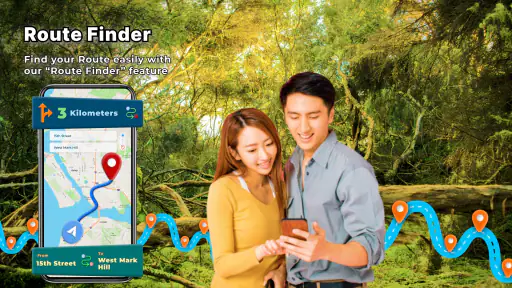 GPS Map Voice Navigation Route screenshot