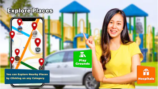GPS Map Voice Navigation Route screenshot