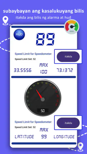 GPS navigation, mapa at ruta screenshot