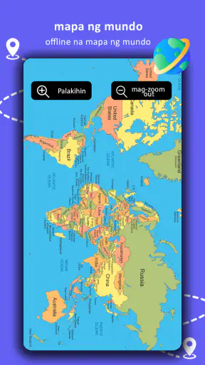 GPS navigation, mapa at ruta screenshot