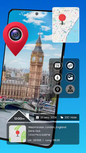 GPS Photo Camera na may mapa screenshot