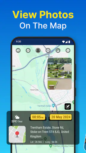 GPS Photo Camera na may mapa screenshot
