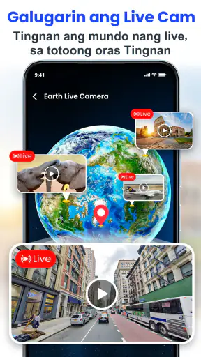 GPS satellite live lupa mapa screenshot