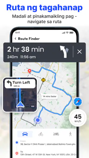 GPS satellite live lupa mapa screenshot
