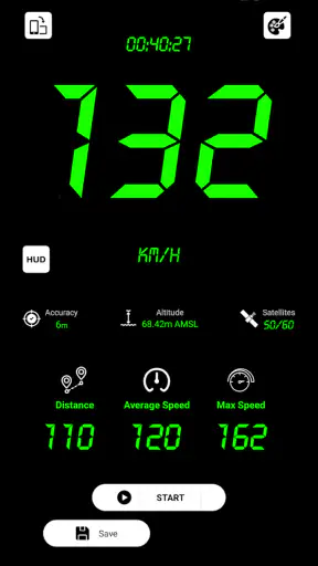GPS Speedometer:Bilis at Haba screenshot