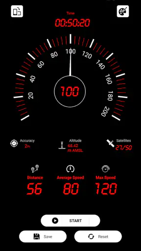 GPS Speedometer:Bilis at Haba screenshot