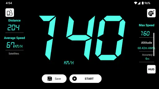 GPS Speedometer:Bilis at Haba screenshot